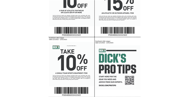 Dick's Sporting Goods Discount Coupons